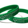 * Shuttleworth College 2 Custom Printed Wristbands by www.promo-bands.co.uk