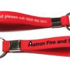 * Astron Fire & Security 2 Custom Printed Silicone Keyrings by www.promo-ba