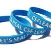 * CSFLEAK 2 Charity Wristbands Custom Printed Silicone Wristands by www.pro