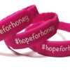 * Hope For Honey 2 Custom Charity Braided Wristbands by www.promo-bands.co.