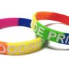 * Woodside Pride Custom Rainbow LGBT Wristbands by www.promo-bands.co.uk