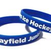 ** Murrayfield Junior Ice Hockey Club Custom Wristbands by Promo-Bands.co.u