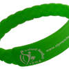 Printed Rubber Wristbands New Design printed gold