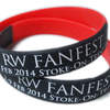 Robbie Williams Fan Club wristbands. www.promo-bands.co.uk