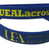 UEA LACROSSE wristbands by www.Promo-Bands.co.uk