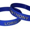 * Lord Anthony 2 Custom Printed Funeral Wristands by www.promo-bands.co.uk