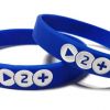 * Play2Care.org 2 Custom Printed Charity Wristands by www.promo-bands.co.uk