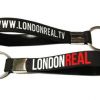 * London Real Adloop Keyrings by www.promo-bands.co.uk
