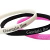 *Georgia Box Custom 6mm Skinny Wristbands 2 by www.promo-bands.co.uk