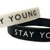 ** Stay Young Music 2 Custom Wristbands by www.promo-bands.co.uk