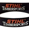 ** Stihl Timbersports 220mm Wristbands Custom Wristbands by www.promo-bands