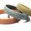 ** Walmley Junior 2 Custom Embossed Wristbands by www.promo-bands.co.uk