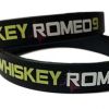 ** Whiskey Romeo Custom Wristbands by www.promo-bands.co.uk