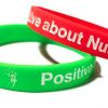 * St Andrews Healthcare Custom Wristbands by www.promo-bands.co.uk