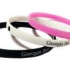 *Georgia Box Custom 6mm Skinny Wristbands by www.promo-bands.co.uk