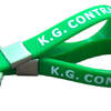 K G Contracts silicone keyrings - www.Promo-Bands.co.uk