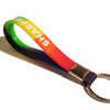 Printed Silicone Keyrings - multi-coloured - www.promo-bands.co.uk.