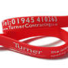 Silicone Keyrings for Turner Contracting by www.Promo-Bands.co.uk