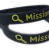 MISSION UNSTOPPABLE WRISTBANDS by www.Promo-Bands.co.uk