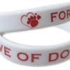 FOR THE LOVE OF DOGS - STARTER PACK WRISTBANDS - www.Promo-Bands.co.uk