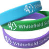 Whitefield School wristbands by www.Promo-Bands.co.uk