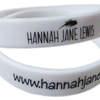 Hannah Jane Lewis wristbands  by www.Promo-Bands.co.uk