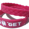 Braided wristbands GET by www.Promo-Bands.co.uk